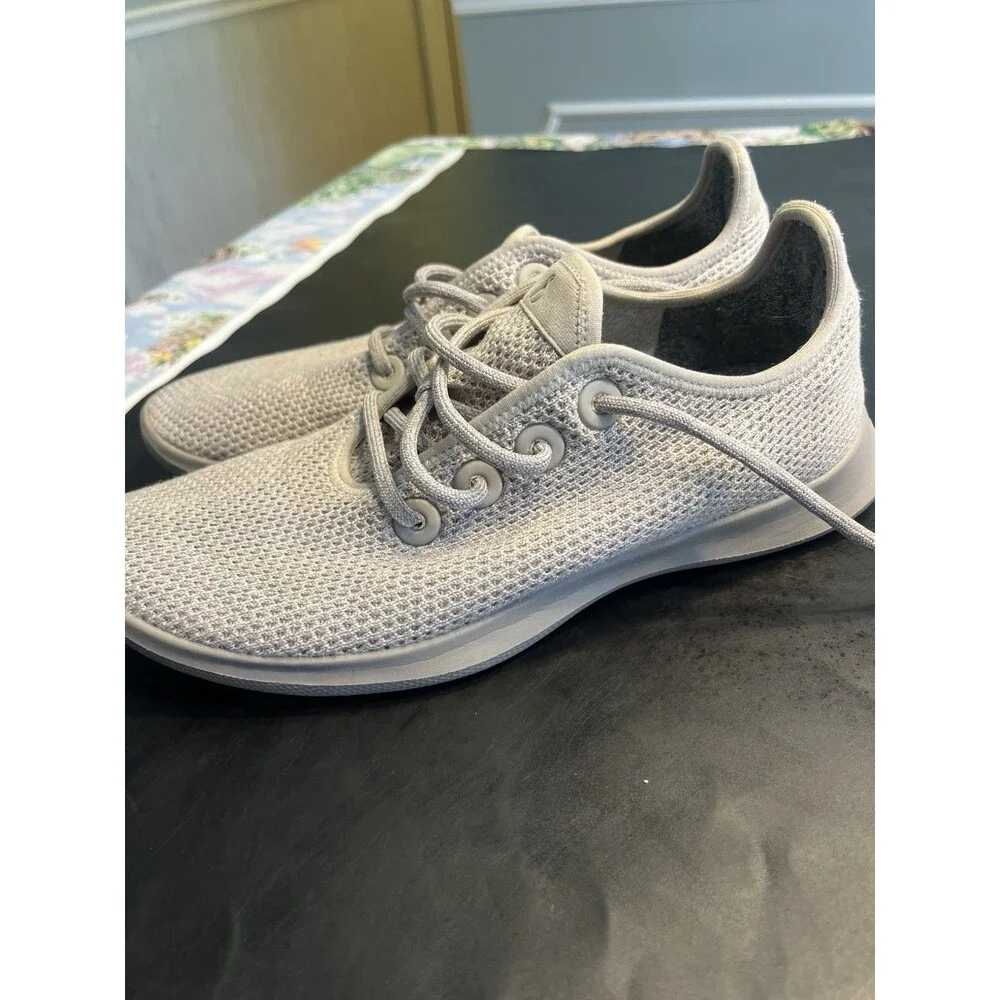 Allbirds Tree Runners Breathable Sneakers Shoes Hazy Beige Tan Men’s Sz 8